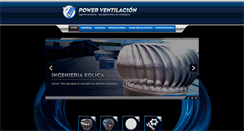 Desktop Screenshot of powerventilacion.com.ar